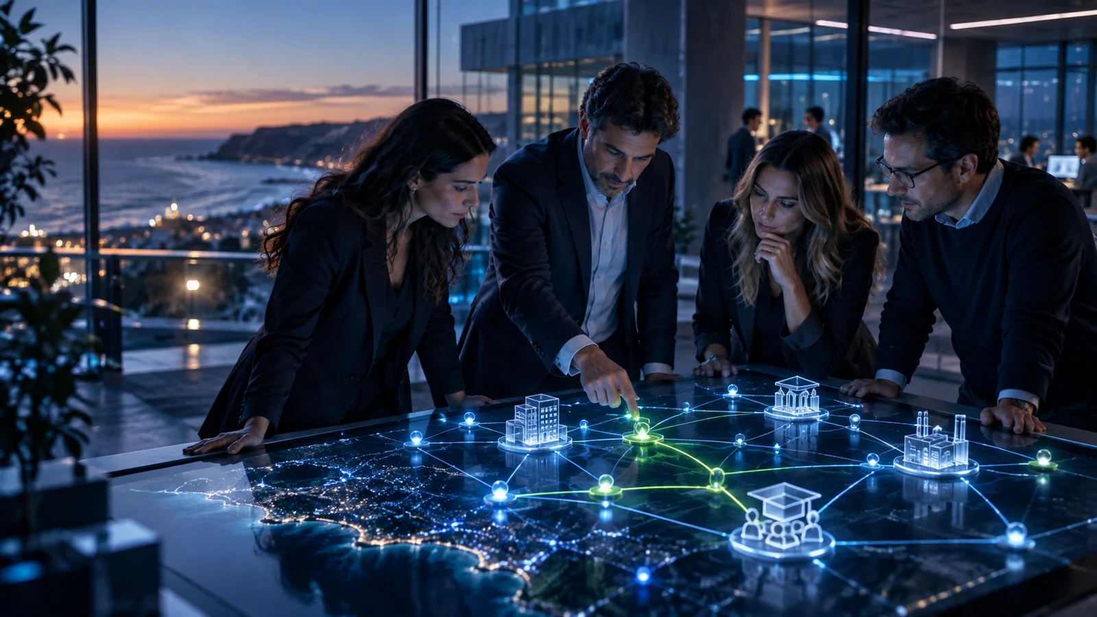Professionals connecting organizations and knowledge within an innovation and digital-trust network in the Algarve